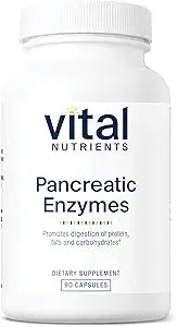 Vital Nutrients Pancreatic Enzymes – Digestive Enzyme Supplement, 90 Capsules