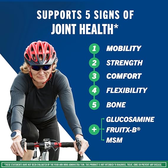 Move Free Advanced Joint Health Supplement – MSM with Glucosamine, 120 Coated Tablets