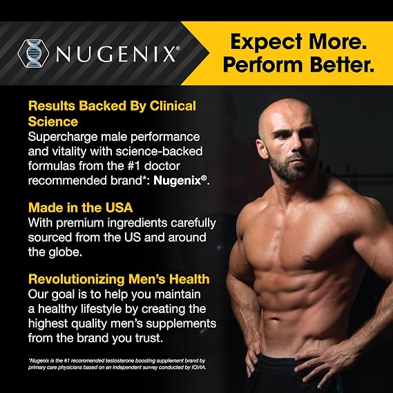 Nugenix Total-T Testosterone Boosting Formula – 90 Capsules