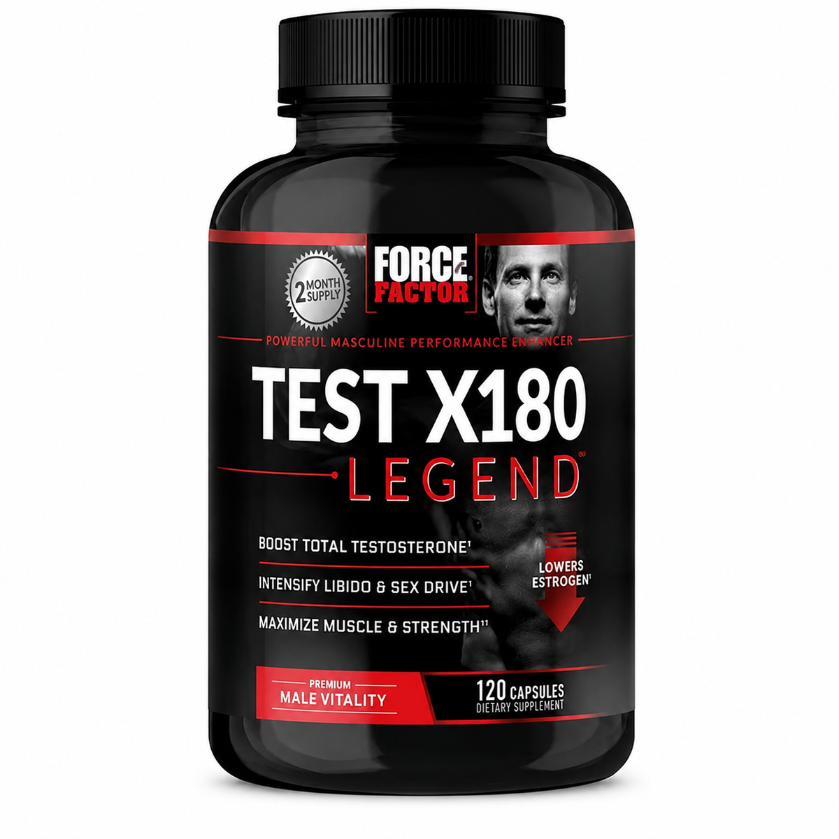 Force Factor Test X180 Legend – 120 Capsules